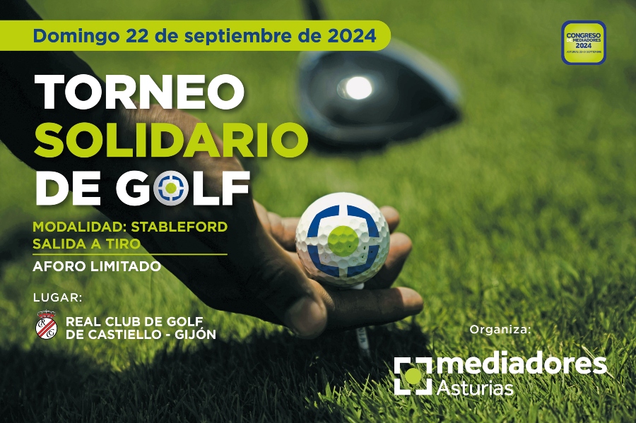 Mediadores Asturias organiza el Torneo Solidario de Golf – Mediadores 2024