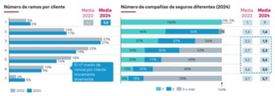 El Observatorio de Seguros revela una clara tendencia a la concentración de pólizas