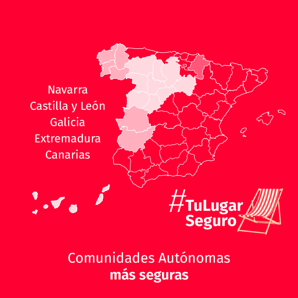 Navarra, Castilla y León, Galicia, Extremadura y Canarias: las comunidades autónomas más seguras de España, según el Observatorio Securitas Direct.