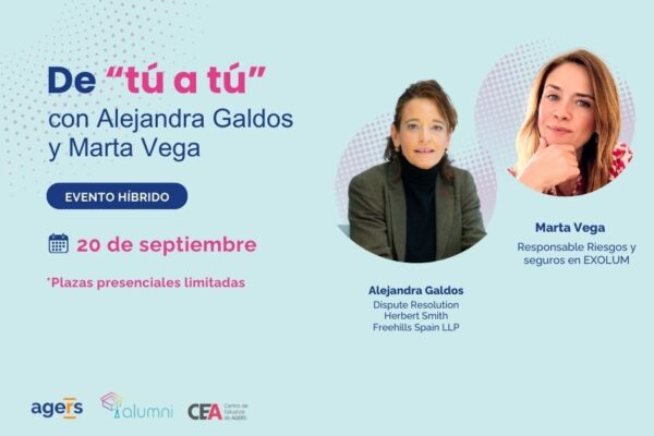 Próximo Desayuno “De tú a tú” con Alejandra Galdos y Marta Vega