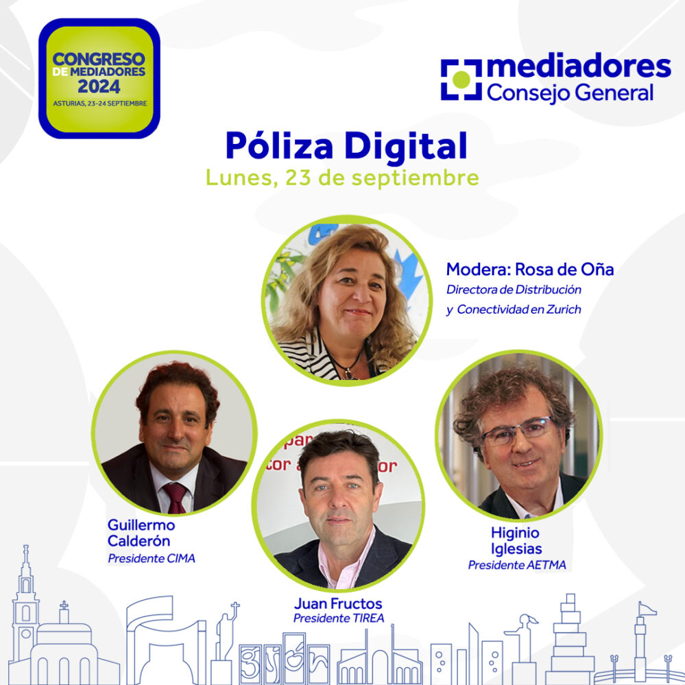 Líderes tecnológicos del sector asegurador debatirán sobre la póliza digital en el Congreso de Mediadores