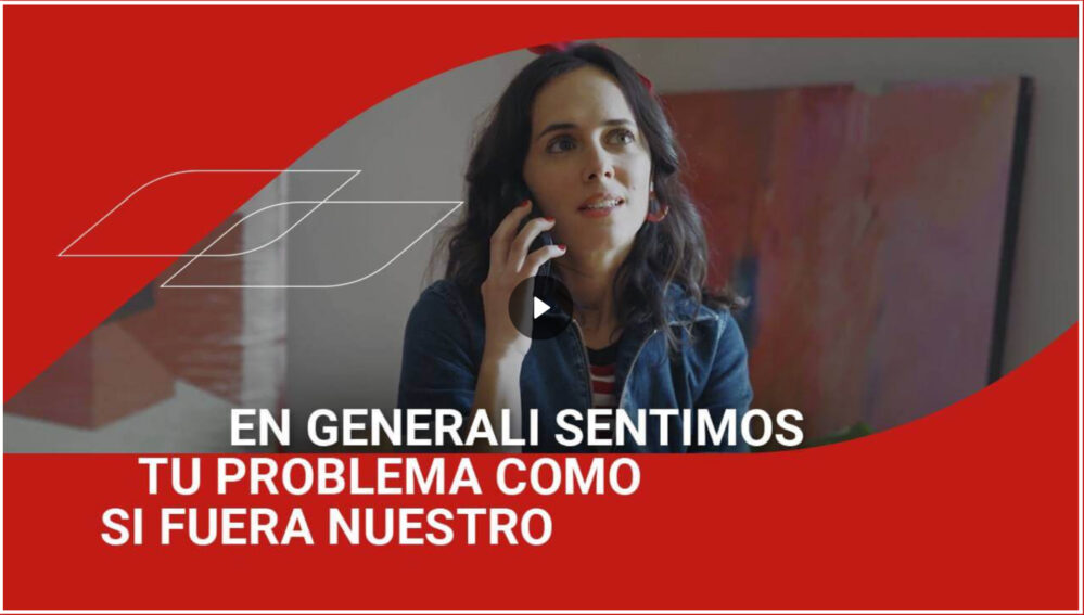 Generali lanza su nueva campaña “Tus problemas son los nuestros”, donde resalta la importancia del factor humano al atender a sus clientes.