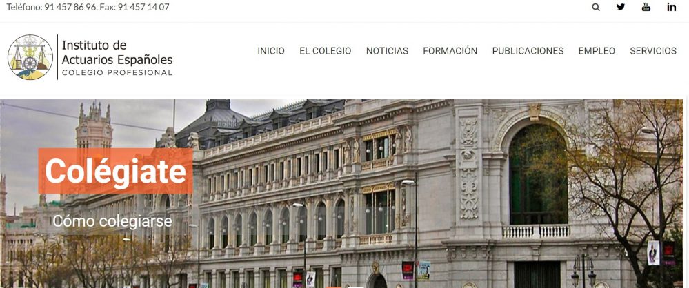 El próximo martes 22 de octubre, el Instituto de Actuarios Españoles (IAE) participará de manera telemática en las XXV Jornadas Actuariales Nacionales y Latinoamericanas.