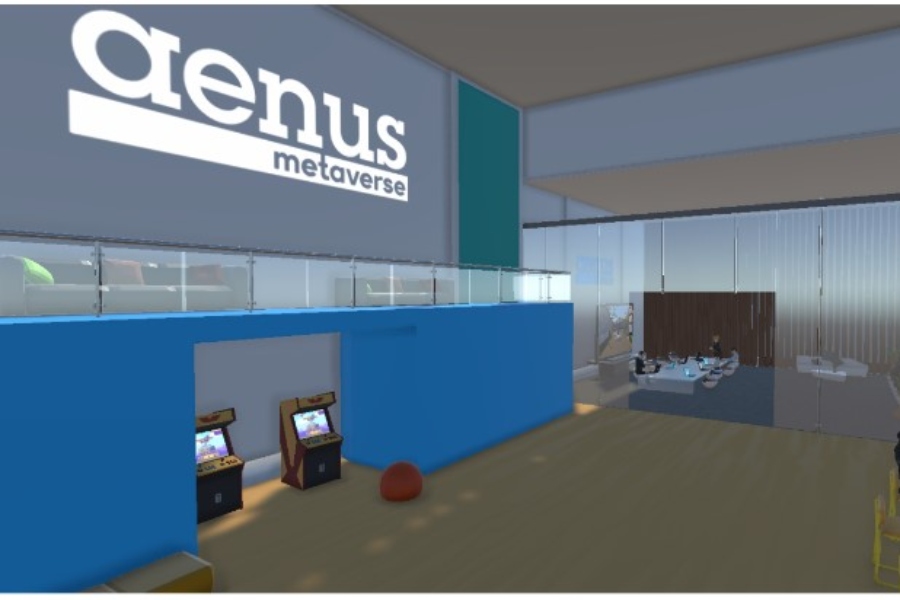 AENUS inaugura su espacio virtual en Uttopion, el primer metaverso español