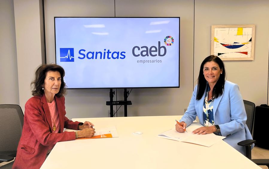 CAEB y Sanitas renuevan su colaboración para promover la salud laboral como clave para la productividad y la retención del talento.