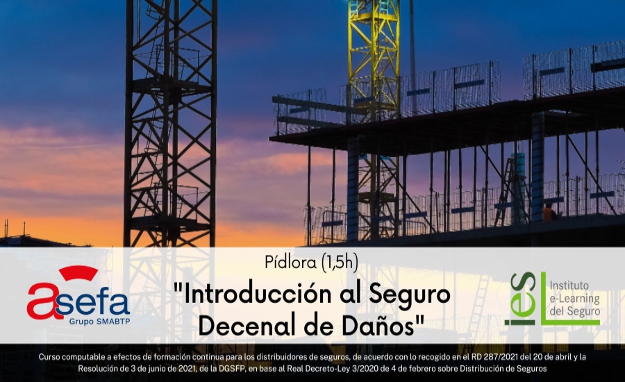 El IES y Asefa incorporan nuevo contenido online sobre el seguro decenal de daños