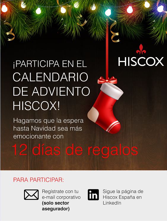 Del 1 al 12 de diciembre, la compañía Hiscox España sorteará regalos diarios para celebrar la magia de la Navidad.