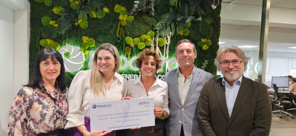 Espabrok ha donado fondos a ASTI Talent & Tech Foundation para apoyar la formación en emprendimiento STEM en Madrid, destinado a 50 alumnas.