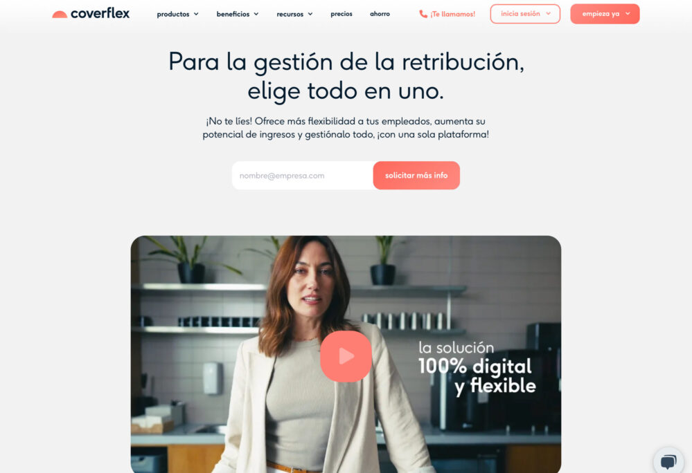 Coverflex Salud: La solución digital para gestionar seguros de salud corporativos, el beneficios de retribución flexible más valorado.