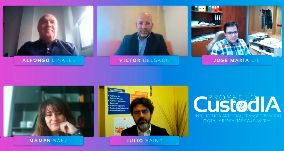 El proyecto CustodIA de Correduidea ha celebrado su segundo foro online, titulado “IA, Transformación Digital y RBU” (Renta Básica Universal).