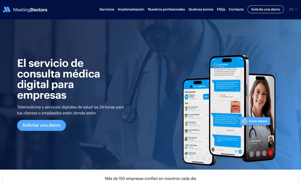 MeetingDoctors ha lanzado acceso gratuito a su app de telemedicina y salud digital para todas las personas y familias afectadas.