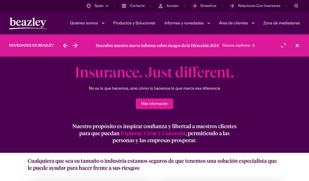 Beazley ocupa la quinta posición en el ranking World’s Best Companies – Sustainable Growth, elaborado por la revista TIME y Statista.