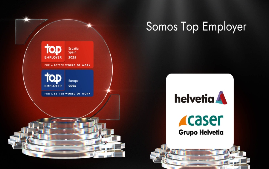 Las compañías de Helvetia en España reciben la certificación "Top Employer" 2025