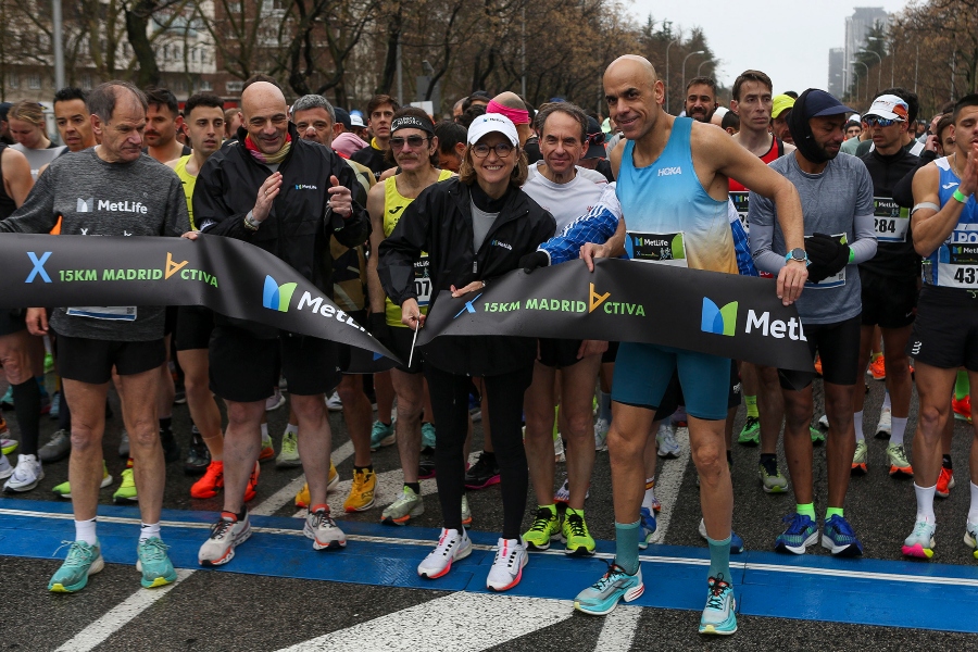 Reyes Estévez y Sara Reglero ganan la 15KM MetLife Madrid Activa