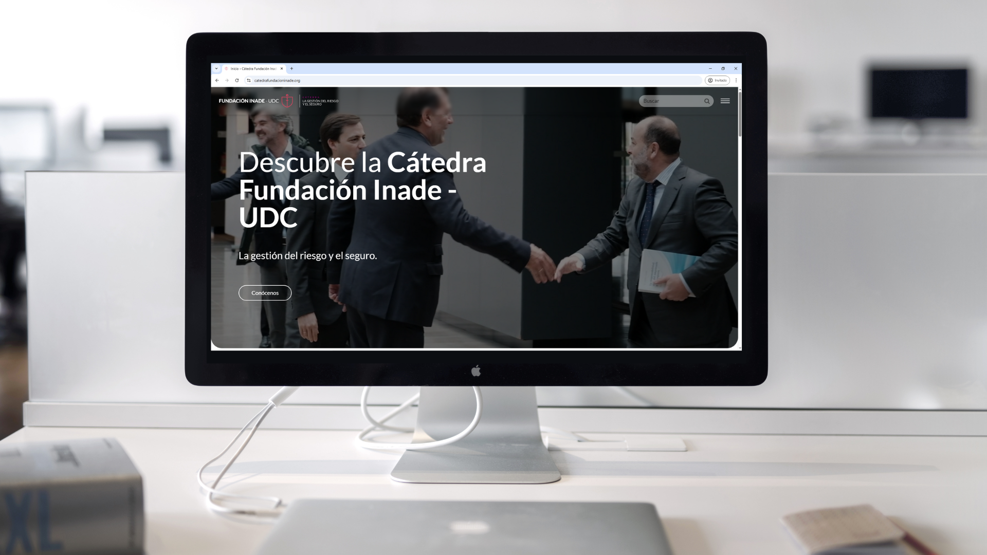 La Cátedra Fundación Inade - UDC ha anunciado el lanzamiento de su nueva página web, accesible en www.catedrafundacioninade.org.