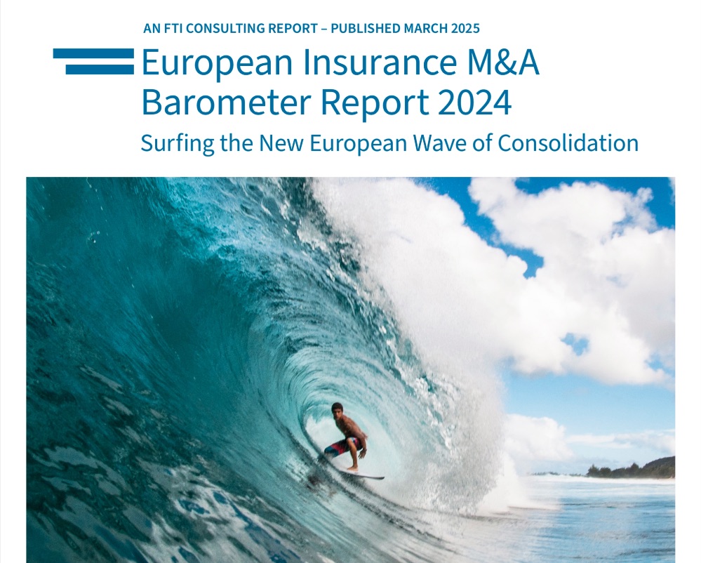 FTI Consulting analiza en su informe European Insurance M&A Barometer 2024 las tendencias en el mercado de fusiones y adquisiciones.