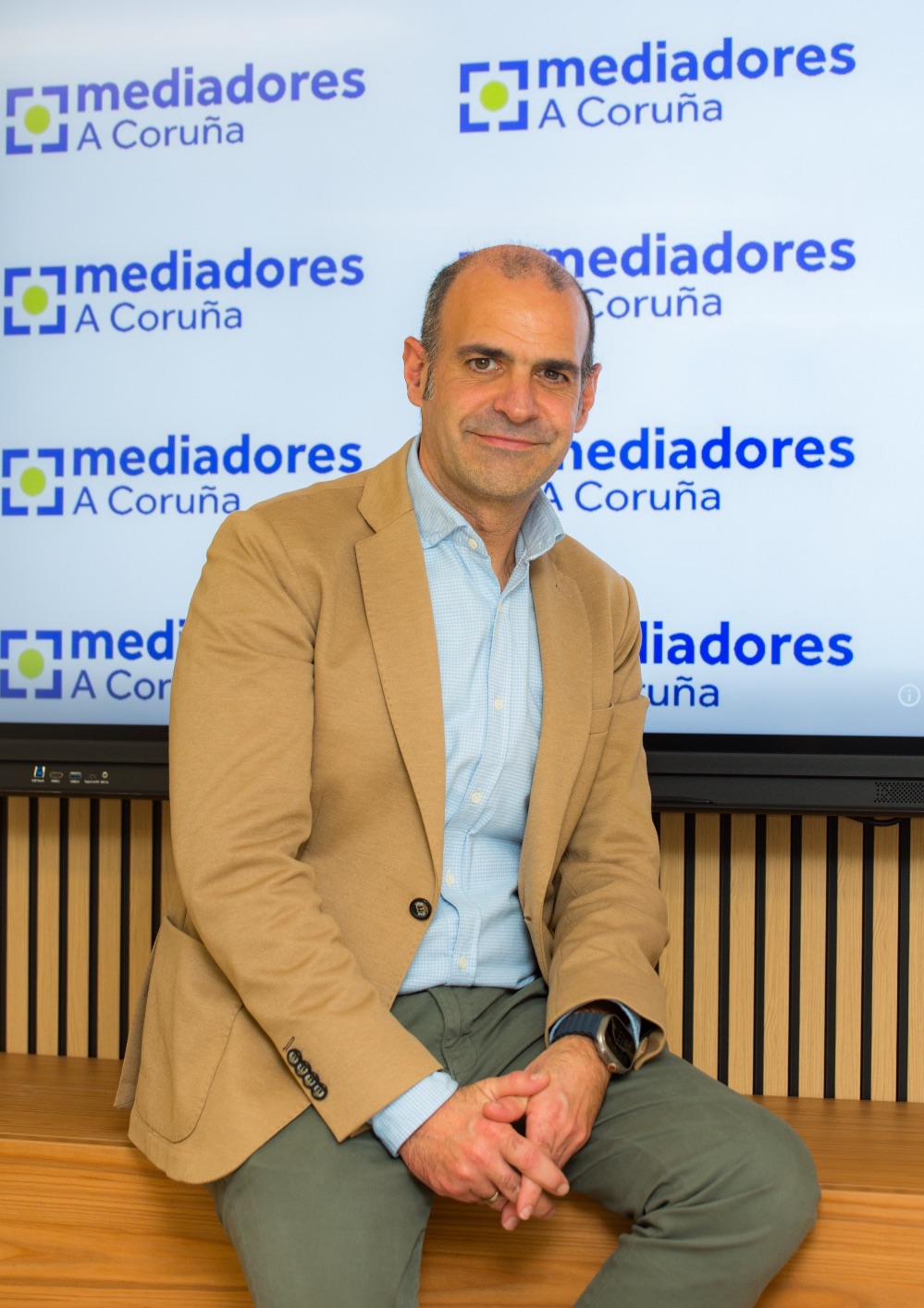 Germán Ortega Naveira, delegado de Corredores del Colegio de A Coruña.