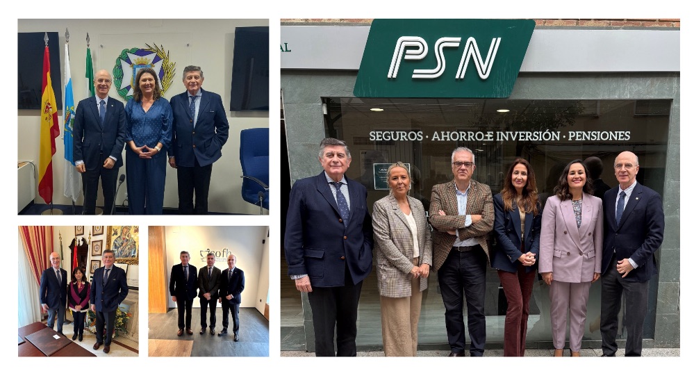 PSN refuerza su compromiso con los profesionales sanitarios de Andalucía, al llevar al visitar a los colegios sanitarios de Huelva.