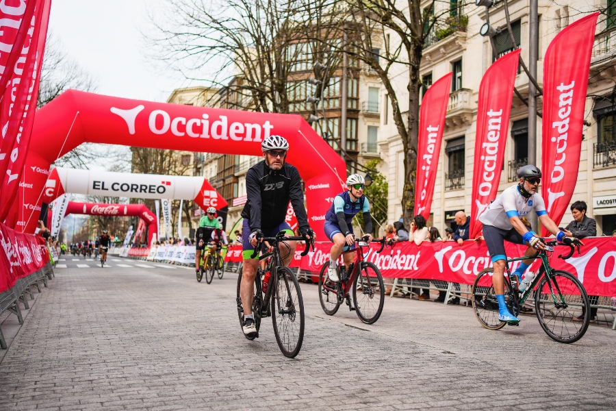 Occident renueva su compromiso con la Marcha Cicloturista de Bilbao