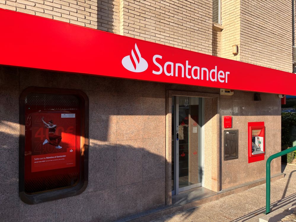 Oficina del Banco Santander.