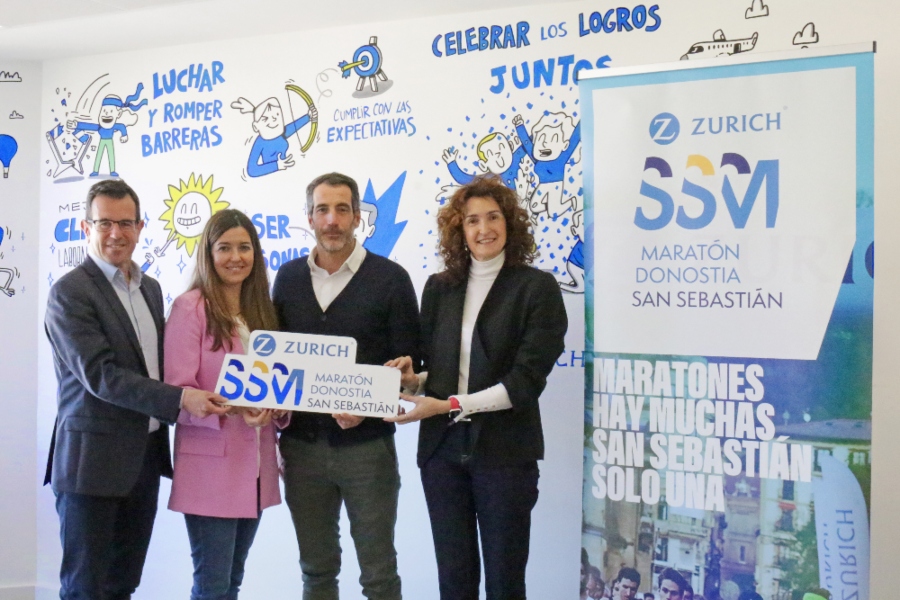 Zurich extiende su patrocinio de la Maratón San Sebastián hasta 2028