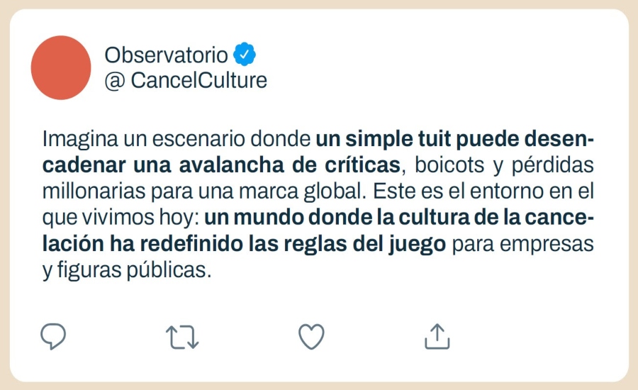 El impacto de la cultura de la cancelación en la reputación corporativa