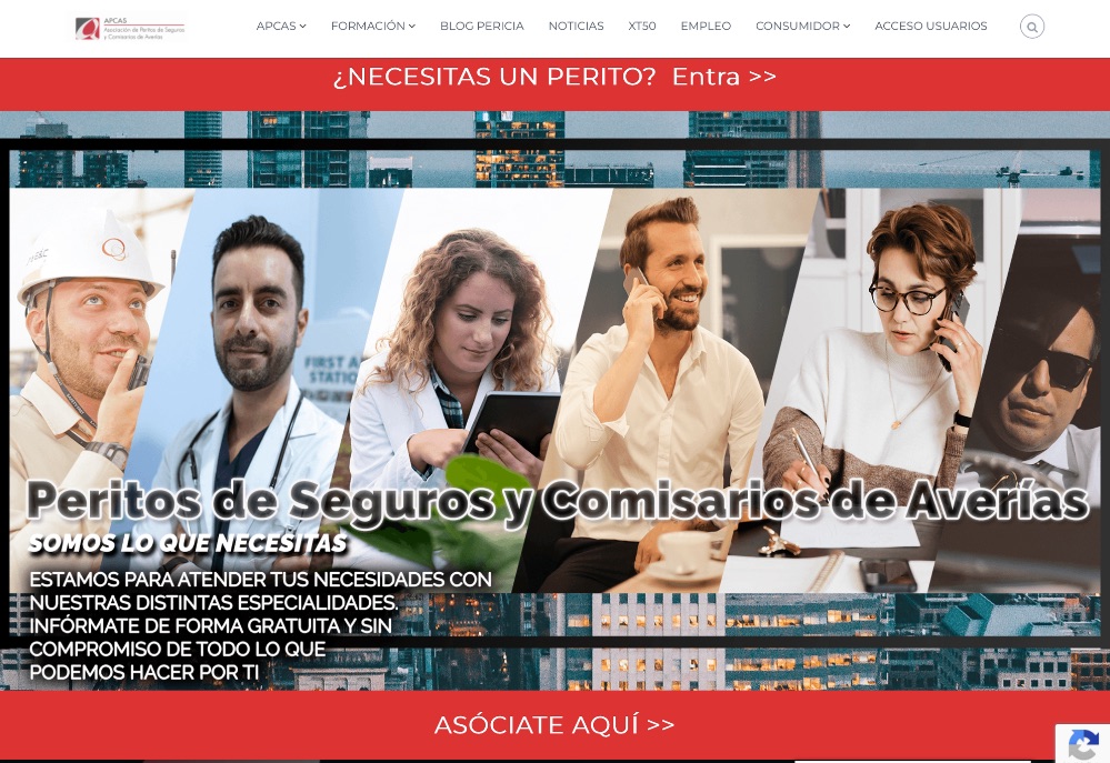 La Asociación de Peritos de Seguros y Comisarios de Averías (APCAS) agradece su compromiso y trayectoria tras más de 30 años de vinculación.