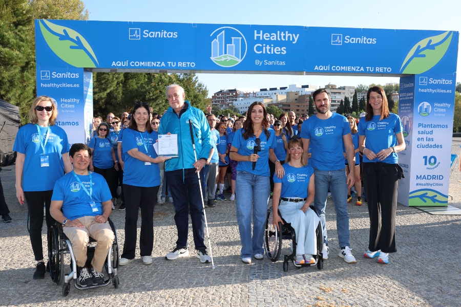 Más de mil personas participan en la marcha inaugural de la décima Healthy Cities en Madrid
