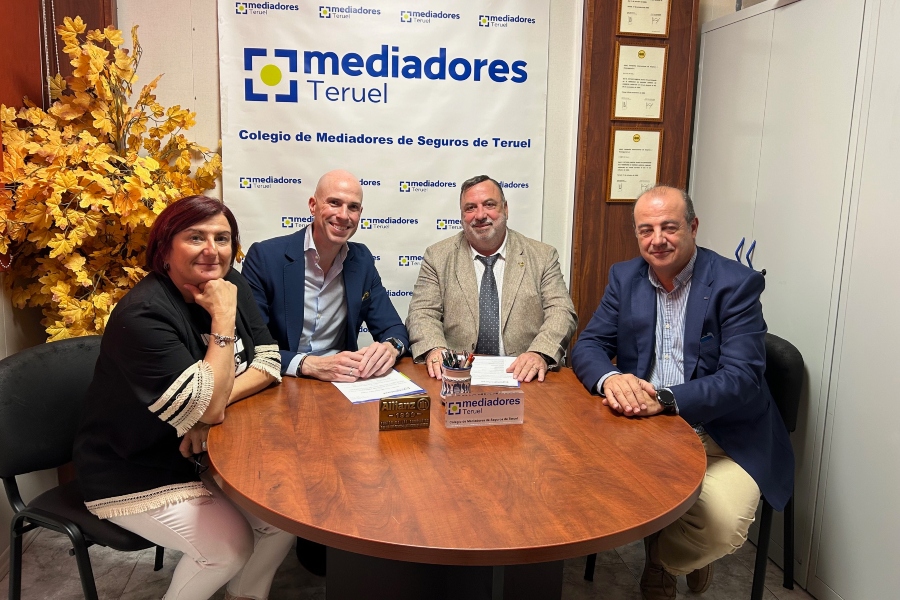 Allianz y el Colegio de Teruel sellan una alianza orientada al desarrollo profesional del sector