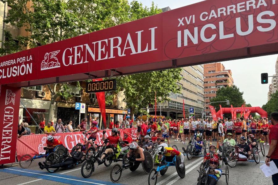 La XVI Carrera Generali por la Inclusión congrega a más de 5.000 corredores en Madrid