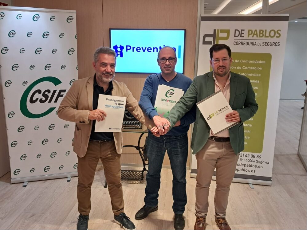 De Pablos Correduría, Preventiva y CSIF sellan un acuerdo para ofrecer ventajas aseguradoras exclusivas a los afiliados