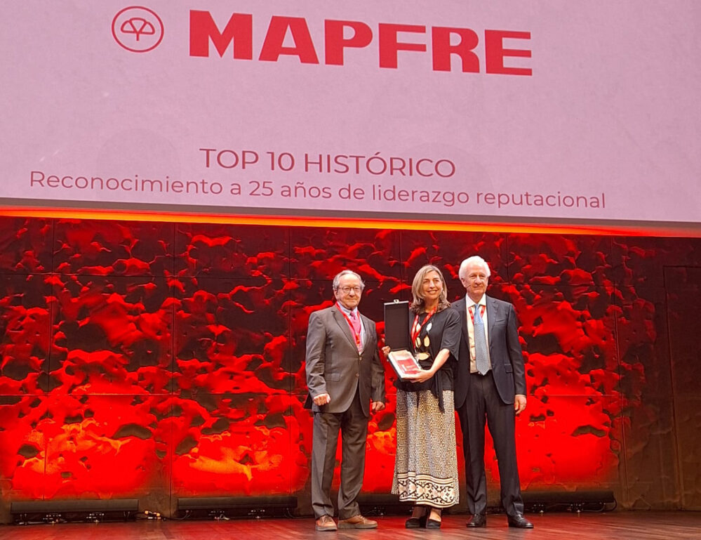 MAPFRE ha sido distinguida por Merco como una de las diez empresas con mejor reputación de España en su ranking, que celebra 25 años.