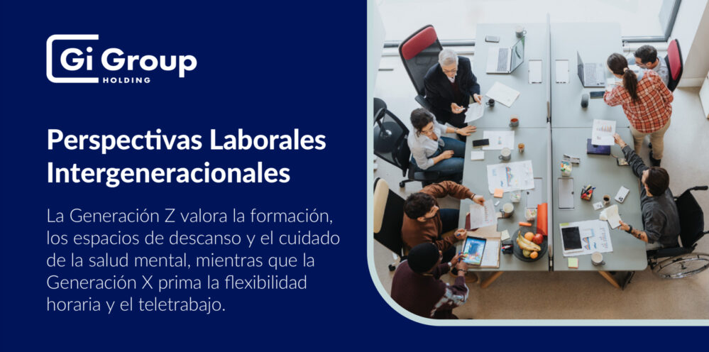 La Generación Z reclama espacios de descanso, formación y apoyo a la salud mental en sus empleos, frente a otras generaciones.