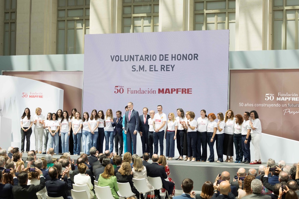 El Rey preside el 50º aniversario de Fundación MAPFRE y destaca su compromiso con la educación, la investigación y la cultura