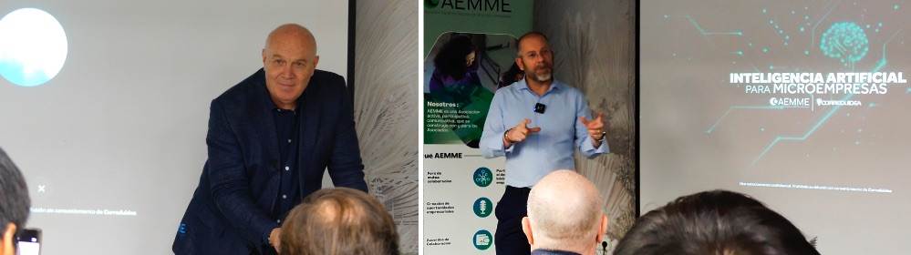 La asociación AEMME y Correduidea presentan un asistente de IA que facilita la digitalización a las microempresas.