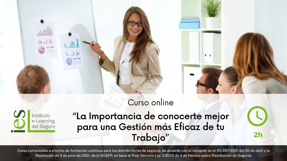 El Instituto e-Learning del Seguro (IES) ha lanzado un nuevo curso titulado “La Importancia de conocerte mejor para una Gestión más Eficaz de tu Trabajo”