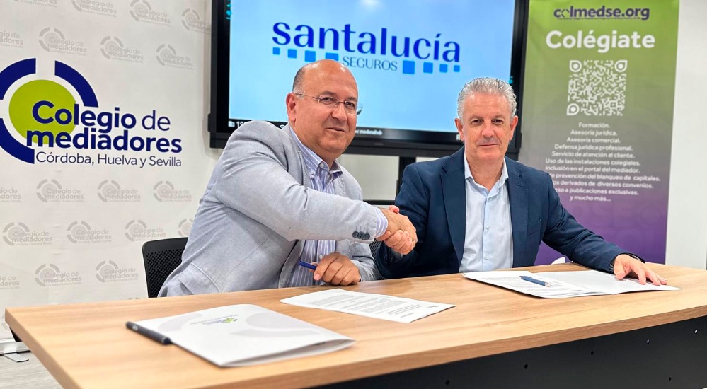 La aseguradora Santalucía y el Colegio de Mediadores de Seguros de Córdoba, Huelva y Sevilla (Colmedse) han firmado un acuerdo de patrocinio