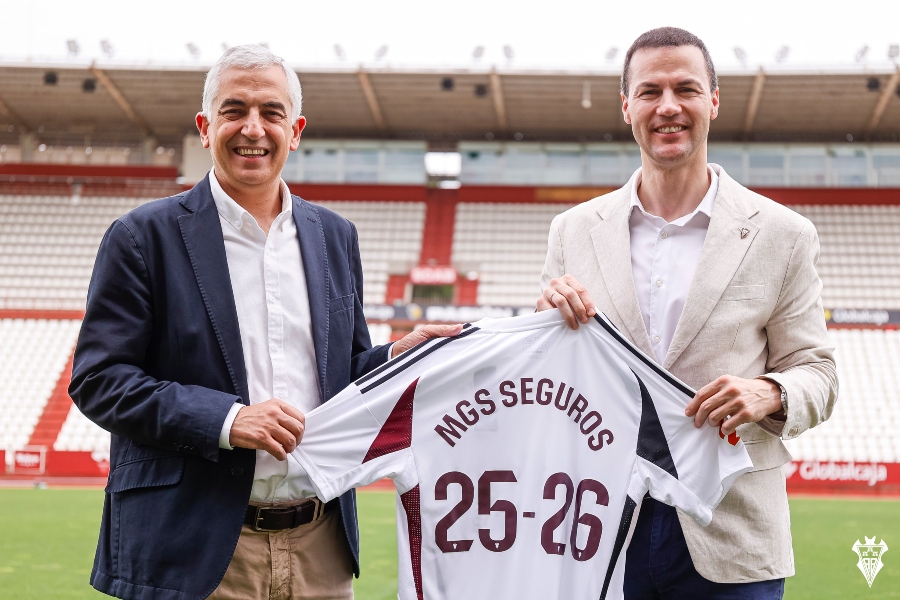 El Albacete Balompié firma un acuerdo de patrocinio con MGS Seguros