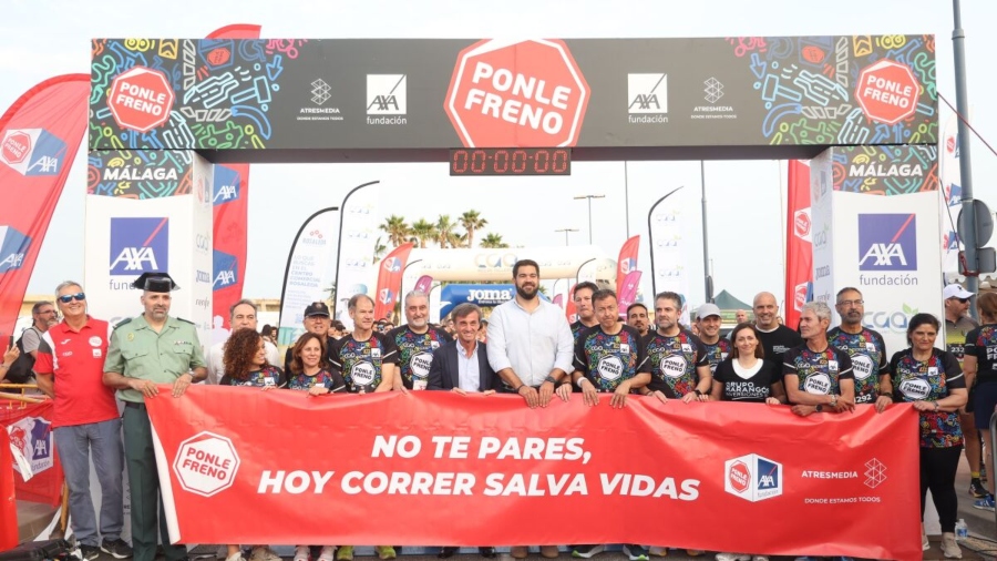 La carrera solidaria Ponle Freno reúne a miles de corredores en Málaga