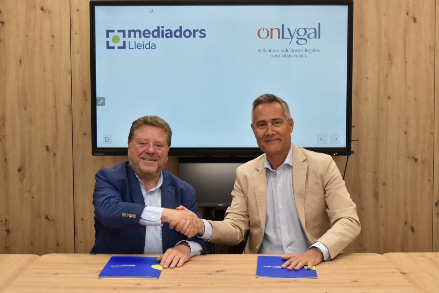 El Colegio de Lleida y onLygal ratifican su compromiso con la mediación