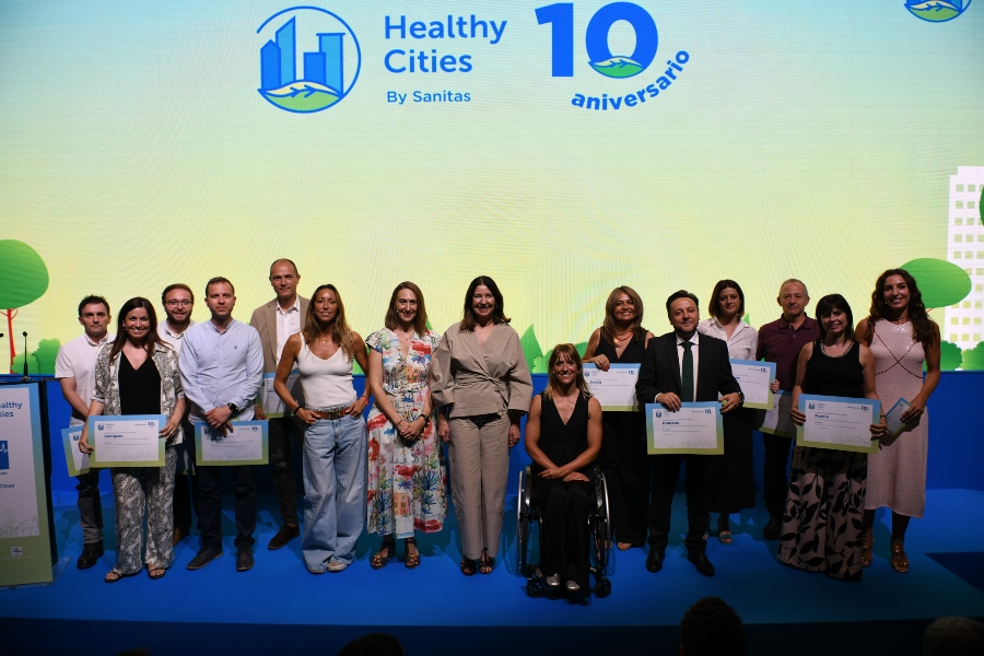 Granada, Sevilla y Murcia ganan la II edición de los Premios Espacios HealthyCities de Sanitas