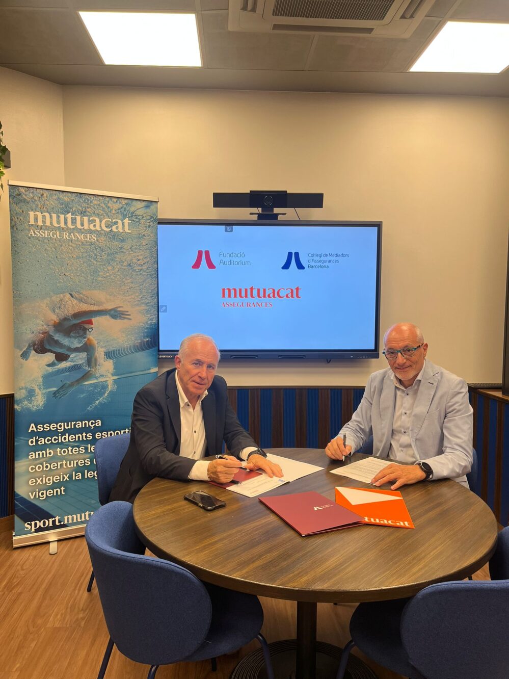 Mutuacat y la Fundación Auditorium del Colegio de Mediadores de Seguros de Barcelona han renovado su acuerdo de colaboración