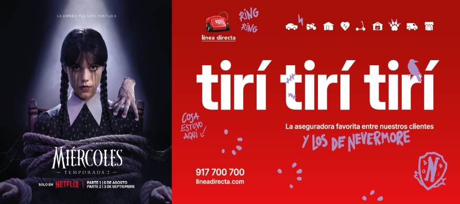 Línea Directa estrena campaña de publicidad con Netflix