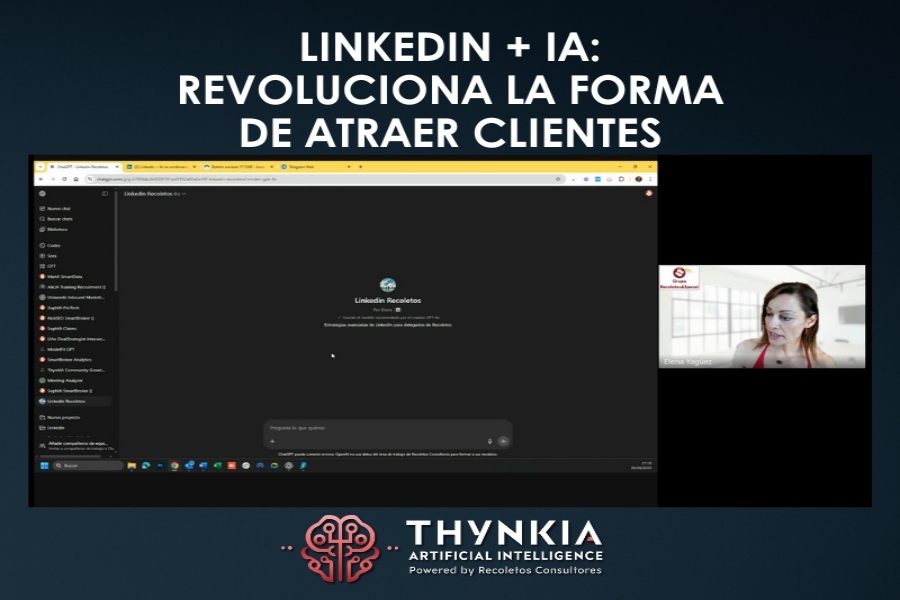 ThynkIA y Recoletos Consultores organizan sesión sobre optimización de LinkedIn con IA