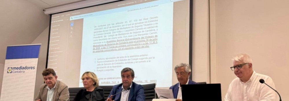 El Colegio de Cantabria ha aprobado sus nuevos estatutos durante la Asamblea Extraordinaria celebrada en la sede de Sarabia Tax & Legal.
