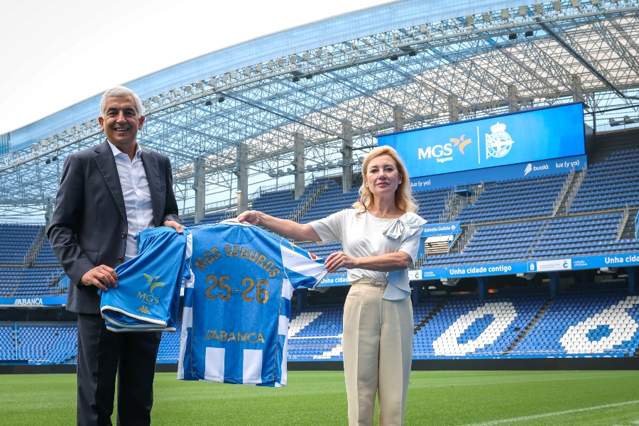 MGS Seguros firma un acuerdo de patrocinio con el RC Deportivo