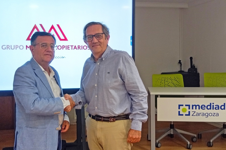 Mutua Propietarios y el Colegio de Zaragoza refuerzan su relación con un nuevo acuerdo