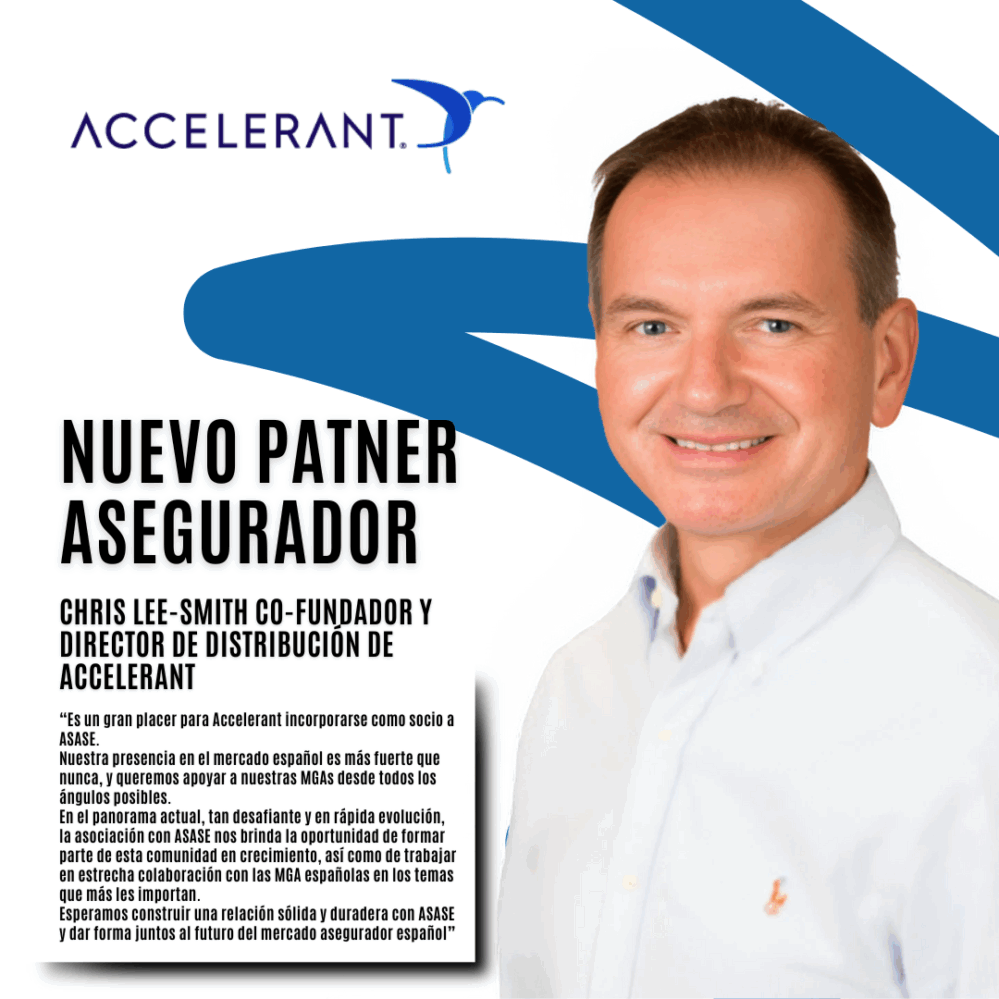 ASASE suma a Accelerant como primer Partner Asegurador