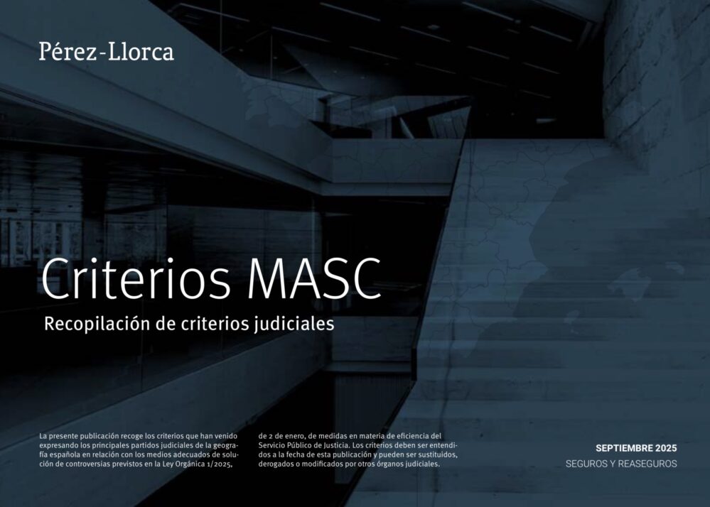 El documento de pérez-Llorca recopila cómo interpretan los tribunales españoles la nueva Ley de eficiencia del Servicio Público de Justicia.