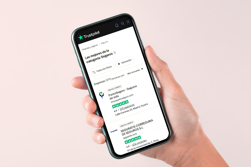 PuntoSeguro ha alcanzado el liderazgo en satisfacción de clientes dentro del mercado asegurador español